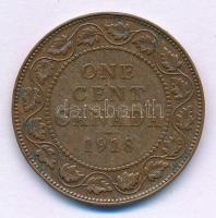 Kanada 1918. 1c bronz "V. György" T:XF,VF ph. 
Canada 1918. 1 Cent bronze "George V&...