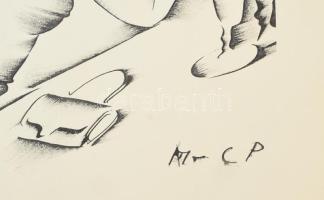 Molnár C. Pál (1894-1981): Újságrajzai és könyillusztrációi, 13 db lap, Ferenczy Galéria kiadása, 19...