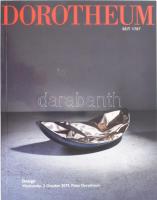 Dorotheum árverési katalógus, design témában, 2019