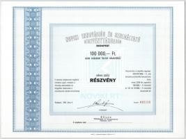 1989. Budapest "Noviki Innovációs és Szolgáltató Részvénytársaság" névre szóló részvénye 1...