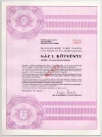 1985. Budapest "A Pest Megyei Iparcikk Kereskedelmi Vállalat" kötvénye 10.000Ft-ról + Kisv...