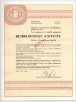 1987. Pécs "A Pannonvin Borgazdasági Kombinát - Pannonvin kötvénye" 50.000Ft-ról, "MI...