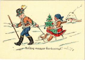 Boldog magyar karácsonyt! / Hungarian Christmas greeting s: Pálffy