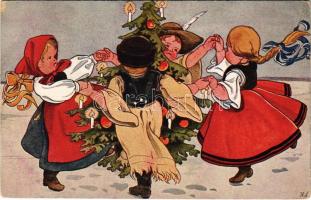 Karácsonyi üdvözlet! Magyar népviselet / Christmas greeting, Hungarian folklore