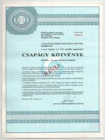 1987. Debrecen "A Magyar Gördülőcsapágy Művek Debrecen - Csapágy Kötvénye" 500.000Ft-ról, "MINTA", szelvényekkel + Érd 1987. "Érd város tanácsa - Közmű kötvény" 10.000Ft-ról, "MINTA", szelvényekkel T:UNC