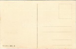 Errötend folgt er Ihren spuren / Running, sport humour. B.K.W.I. 404-3. s: Fritz Schönpflug