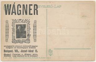 Nagyvárad, Oradea; Ügyvédi kamara. Vasúti levelezőlapárusítás 29. sz. 1916. Hátoldalon Wágner reklám...