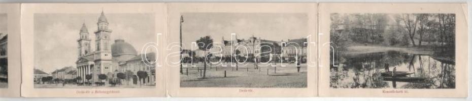 1908 Szatmárnémeti, Satu Mare; leporellófüzet 6 lappal / leporello booklet with 6 cards (b)