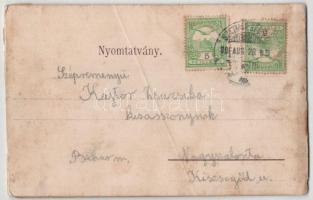 1908 Szatmárnémeti, Satu Mare; leporellófüzet 6 lappal / leporello booklet with 6 cards (b)