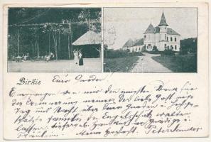 1899 (Vorläufer) Marosberkes, Birkis, Birchis; Mocsónyi kastély, teniszpálya / castle, tennis court (EB)