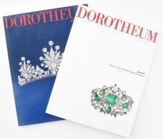 Dorotheum 2 darab árverési katalógus, ékszerek témában, 2012-2015