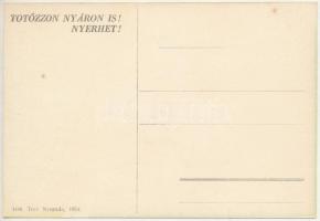 Totózz jobban a jövő nyárra: telik két új kerékpárra! Totó tippszelvény reklám / Hungarian lottery t...