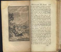 1781 Par J. J. Rousseau: La nouvella Héloise francia nyelvű könyv londoni nyomással és 2db metszette...