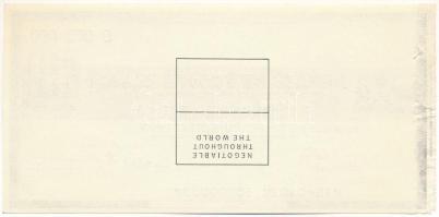 Ausztrália/ Új Dél-Wales DN 50P "Bank of New South Wales" "SPECIMEN" utazási cse...