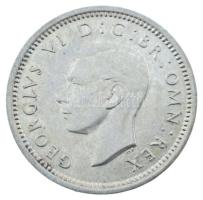 Nagy-Britannia 1941. 3p Ag VI. György T:UNC,AU Great Britain 1941. 3 Pence Ag George VI C:UNC,AU