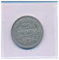 Hollandia 1928. 25c Ag T:VF
Netherlands 1928. 25 Cents Ag C:VF
Krause KM#164