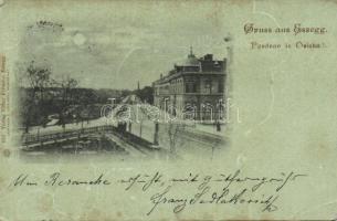 1899 Eszék with tram (EB)