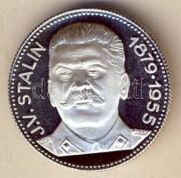 DN "J.V. Sztálin" modern ezüstözött fém érem, fantáziakiadás T:PP