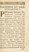 Aegidius Gutbier: Novum Testamentum Syriac?.Hamburg, 1664. Szerzői. 1 t rézmetszetű címlap (kijár) +...