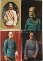 16 db MODERN reprint képeslap I. Ferenc Józsefről / 16 MODERN reprint postcards of Franz Joseph I of Austria