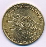 Amerikai Egyesült Államok 1974. "Hawaii Dollar - Kamehameha" fém emlékdollár T:UNC,AU
USA...