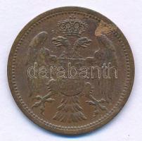 Szerbia 1904. 2p bronz T:VF 
Serbia 1904. 2 Para bronze C:VF 
Krause KM#23