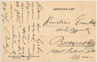 1928 Budapest XXII. Budafok, Dunasor, villamos vonala, üzlet. Budafoki Könyvnyomda kiadása