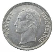 Venezuela 1954. 25c Ag T:AU Venezuela 1954. 25 Centimos Ag C:AU Krause Y#35