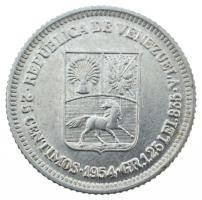 Venezuela 1954. 25c Ag T:AU
Venezuela 1954. 25 Centimos Ag C:AU
Krause Y#35