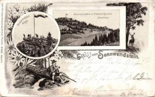 1896 Sonnwendstein with highlander litho (EK)