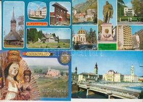 SZÉKELYFÖLD - 40 db MODERN erdélyi képeslap / Tinutul Secuiesc - 40 modern Transylvanian town-view postcards