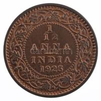Brit India 1925. 1/12A bronz "V. György" T:AU,XF
British India 1925. 1/12 Anna bronze &qu...