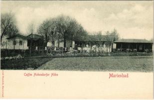 Mariánské Lázne, Marienbad; Café Hohendorfer Höhe