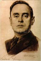 Szálasi Ferenc. Magyarország Nemzetvezetője. Kiadja Magyar-Hungarista Mozgalom Szálasi Ferenc mártírhalálának 50. évében / leader of the Hungarian Arrow Cross Party, modern propaganda postcard (EK)