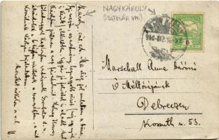 1910 Nagykároly, Carei; ház / house. photo (EK)