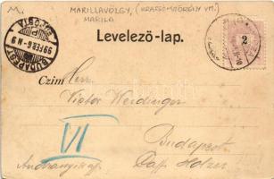 1899 (Vorläufer) Marilla, Marillavölgy, Marila; gyógyintézet / spa (EK)