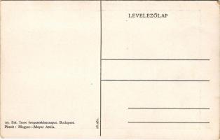 Jó munkát! A 25. Szt. Imre öreg cserkészcsapat képeslapja / Hungarian scout oldboys group. Art Nouve...