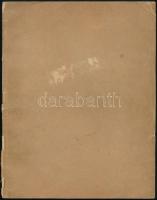 Gyenes Gyula: Vázlatkönyv. Gépirat, papír, 40p. Hn, é.n. k.n. Avantgard és dadaista novellák, versek...