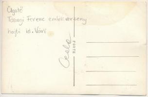 Ügető, Tószegi Ferenc emlékverseny, hajtó Id. Vári. photo (EB)