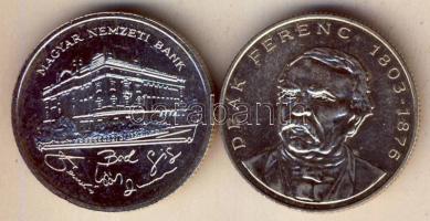 1992-94. 200Ft Ag "MNB" + "Deák" T:BU,2