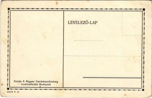 Cserkész művészlap. Kiadja A Magyar Cserkészszövetség kiadóvállalta / Hungarian boy scout art postca...