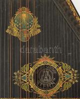 Stern-Zither antik citera. Képeken látható, korának megfelelő állapotban és felszereltségben, 48x34 ...