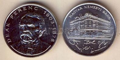 1993-94. 200Ft Ag "MNB" + "Deák" T:BU,2