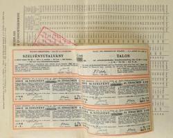 1914. Budapest "Budapest Székesfőváros" 4 1/2%-os kötelezvény bemutatóra 480K-ról, magyar ...