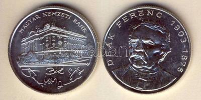 1993-94. 200Ft Ag "MNB" + "Deák" T:BU,2