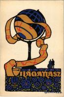 Világatlasz reklám / Hungarian publishing house advertisement s: Szekeres B.