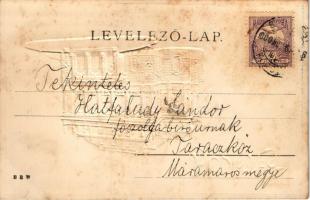 1900 Budapest VI. M. kir. Operaház. Emb. litho (fl)
