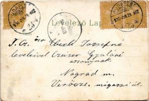 1906 Budapest I. Budai vigadó. Art Nouveau, litho (EB)