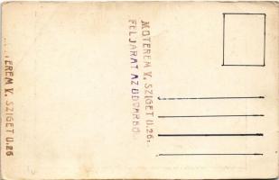 Budapest VII. Thököly út, villamos. tollrajz s: Körmendi-Muraközy László (non PC) (EB)