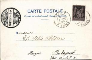 1900 Pavillon de Hongrie. Exposition Universelle de Paris 1900 / Magyar pavilon a párizsi Világkiáll...